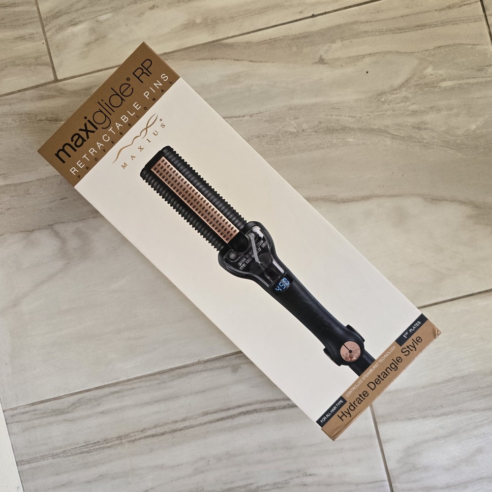 Maxiglide RP Hair Styling Tool - Black and Gold